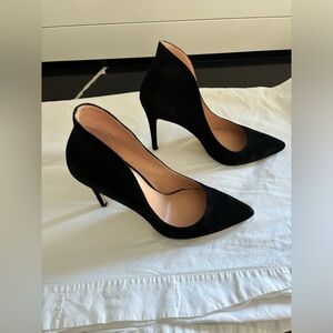 Suede heels